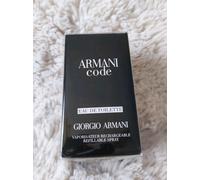 Giorgio Armani Code Pour Homme Eau de Toilette 50ml Refillable Spray for Him