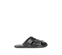Giorgio Armani interwoven leather sandals - Black 7-8-9-9.5-10-11-12