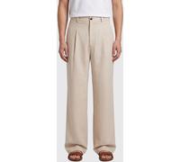 Giorgio Armani Leg Linen Blend Trousers - Size: 50 - male