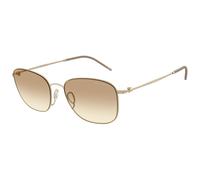 Giorgio Armani Man AR6168 300213 Sunglasses Metal Gold Brown Pillow Normal Shaded