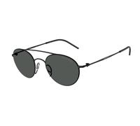 Giorgio Armani Man AR6169 300187 Sunglasses Metal Black Grey Round Normal