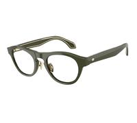 Giorgio Armani Man AR8225 61931W Sunglasses Acetate Green Transparent Round Normal