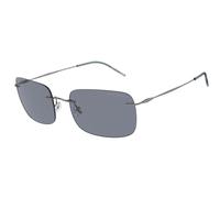Giorgio Armani Man Giorgio Armani AR1512M 300319 Sunglasses Metal Grey Blue Pillow Normal