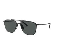 Giorgio Armani Man AR6110 300187 Sunglasses Steel Black Grey Squared Normal