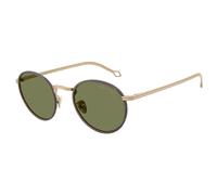 Giorgio Armani Man Giorgio Armani AR6163J 30022A Sunglasses Metal Gold Green Round Normal