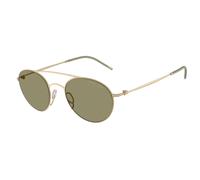 Giorgio Armani Man AR6169 30022A Sunglasses Metal Gold Green Round Normal