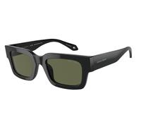 Giorgio Armani Man AR8184U 587558 Sunglasses Acetate Black Green Squared Polarized