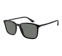 Giorgio Armani Man AR8197 5001/1 Sunglasses Acetate Black Grey Squared Normal