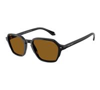 Giorgio Armani Man AR8220 587553 Sunglasses Acetate Black Brown Squared Normal