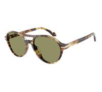 Giorgio Armani Man AR8236U 623214 Sunglasses Acetate Turtle Green Round Normal