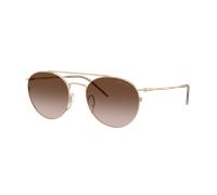 Giorgio Armani Man Sunglass AR6183 - Frame color: Matte Pale Gold, Lens color: Gradient Brown