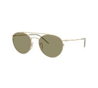 Giorgio Armani Man Sunglass AR6183 - Frame color: Matte Pale Gold, Lens color: Green