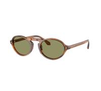 Giorgio Armani Man Sunglass AR8219U - Frame color: Striped Honey, Lens color: Green