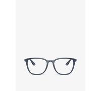 Giorgio Armani Mens Blue Ar7250 Square-frame Acetate Optical Glasses