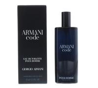 Giorgio Armani Mens Code Eau de Toilette 15ml Spray - Black Satin - One Size