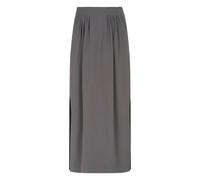 Giorgio Armani pleated side-slit maxi skirt - Grey 36-38-40-44