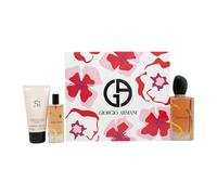 Giorgio Armani SÌ Eau De Parfum Intense Gift Set 100ml EDP + 15ml EDP + 50ml Body Lotion