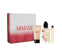 Armani Si Eau de Parfum Women's Gift Set Spray (100ml) with Body Lotion + 10ml EDP