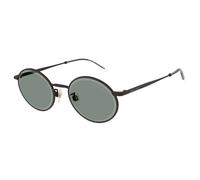 Giorgio Armani Woman AR6170 3394/1 Sunglasses Metal Black Grey Round Normal