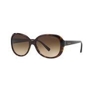 Giorgio Armani Woman Giorgio Armani AR8047 502613 Sunglasses Acetate Turtle Brown Round Normal Shaded