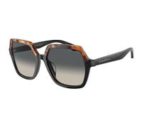 Giorgio Armani Woman AR8193U 587519 Sunglasses Acetate Turtle Grey Squared Normal Shaded