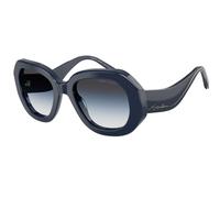 Giorgio Armani Woman Giorgio Armani AR8248 63417X Sunglasses Acetate Blue Grey Squared Normal Shaded