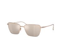 Giorgio Armani Woman Sunglass AR6153 - Frame color: Rose Gold, Lens color: Clear Mirror Real White Gold
