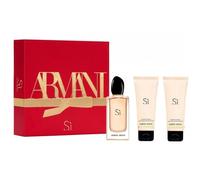 Giorgio Armani Womens Si-100ml EDP Spray+50ml B/L+50ml Shower Gel Set - NA - One Size