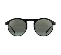 Giorgio Armani Womens Sunglasses AR8090 501758 Black Green Polarized - One Size