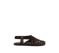 Giorgio Armani woven strap sandals - Brown 7-8-8.5