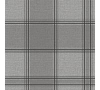 Giorgio Check Wallpaper Silver Belgravia 8101