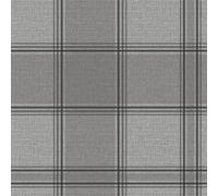 Giorgio Checked Wallpaper Belgravia Silver One Size