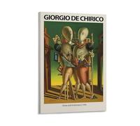 Giorgio De Chirico Surrealism Art Poster- Ettore And Andromaca 1956 Print Photo Art Painting Canvas Poster Home Modern Decor Posters 12x18inch(30x45cm)