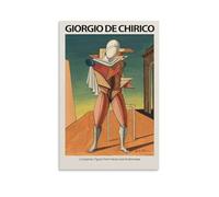 Giorgio De Chirico Surrealism Art Poster- Le Guerrier Picture Print Canvas Poster Wall Paint Art Posters Decor Modern Home Artworks 24x36inch(60x90cm)