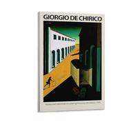 Giorgio De Chirico Surrealism Art Poster- Mystery And Melancholy of A Street 1948 Print Photo Art Painting Canvas Poster Home Modern Decor Posters 16x24inch(40x60cm)