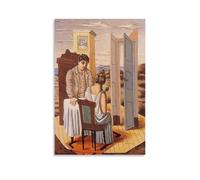 Giorgio De Chirico Surrealism Painting Poster Conversation 1927 Canvas Wall Art Prints Poster Photo Picture Painting Posters Room Decor 20x30inch(50x75cm)