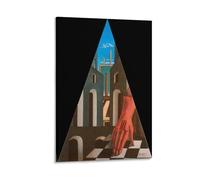 Giorgio De Chirico Surrealism Painting Poster-Metaphysical Triangle 1958 Art Poster Canvas Painting Decor Wall Print Photo Home Modern Decorative Posters 08x12inch(20x30cm)