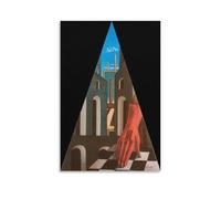 Giorgio De Chirico Surrealism Painting Poster-Metaphysical Triangle 1958 Posters Art Print Wall Photo Paint Poster Hanging Picture Family Decor 20x30inch(50x75cm)