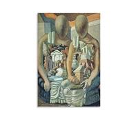 Giorgio De Chirico Surrealism Painting Poster-The Archaeologists 1927 Canvas Wall Art Poster Decorative Modern Home Print Picture Artworks Posters 20x30inch(50x75cm)