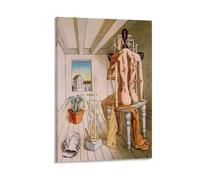 Giorgio De Chirico Surrealism Painting Poster-The Muse of Silence Posters Wall Art Painting Canvas Prints Decor Poster Artworks 08x12inch(20x30cm)