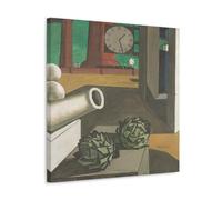 Giorgio De Chirico Works《The Philosopher's Conquest》Printing Posters Premium Canvas Print Wall Paintings Stylish Room Decor for Indoor Home Space 28x28inch(70x70cm)