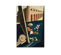 Giorgio De Chirico Works《The Sailors' Barracks》Printing Posters Fashion Canvas Painting Wall Art Hanging Picture Prints for Home Interior Decor 20x30inch(50x75cm)