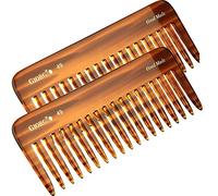 Giorgio G49 Large Detangling Comb 5.5" Wide Teeth for Thick Curly and Wavy Hair Detangling Long Hair Wet Dry Hair Handmade Cellulose