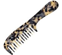 Giorgio G55 Wide Tooth Detangling Comb for Wet Hair, Handmade Large Tooth Rake Comb for Women with Thin to Medium Thickness Hair (8")