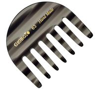 Giorgio G63 Detangling Comb for Women - Wide Tooth, Pocket and Travel Size for Thick Hair, Wet or Dry Everyday hair care. Handmade, Saw-Cut, and Polished Wide Tooth comb for women. Graphite (2.75")