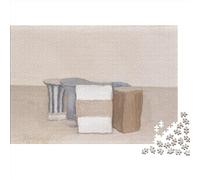 Giorgio Morandi ART Jigsaw Wooden Puzzles 1000 Pieces Suitable for Adults World Famous Paintings 1000 Piece Puzzle Educational Games Museum Puzzle 1000pcs