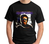 Giorgio Moroder Famous Singer Legend Black T-Shirt Size Graphic Unisex Tee Shirt Black M