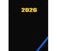 Giornaliera Pianificatore 2026: Organizza il tuo anno con un programma orario completo, obiettivi e note