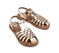 GIOSEPPO Auburn Girls Flat Sandals, Platinum, 6 UK