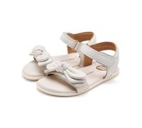 GIOSEPPO Barefoot - Berkley Leather Flowers Sandals, white, 4.5 UK Child
